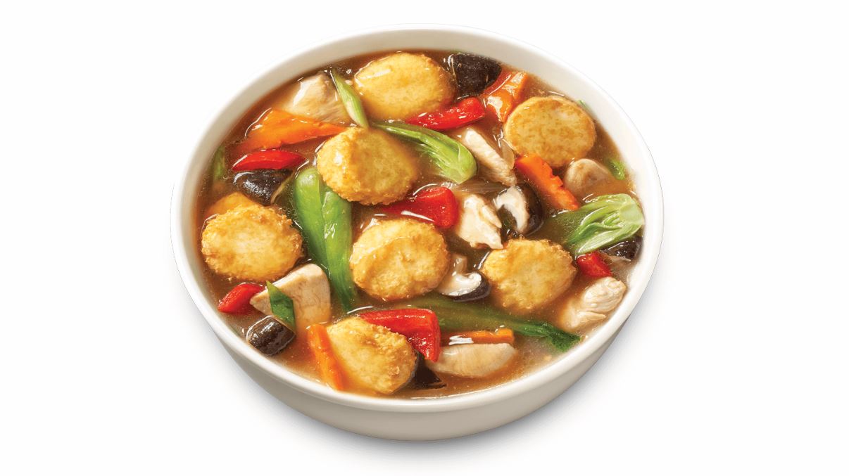 ofu lembut + jamur enoki = duet gurih yang nggak gagal!
