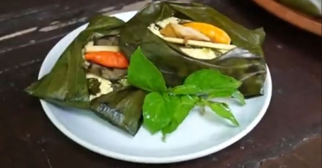 Pepes Tahu Pindang Daun Kelor