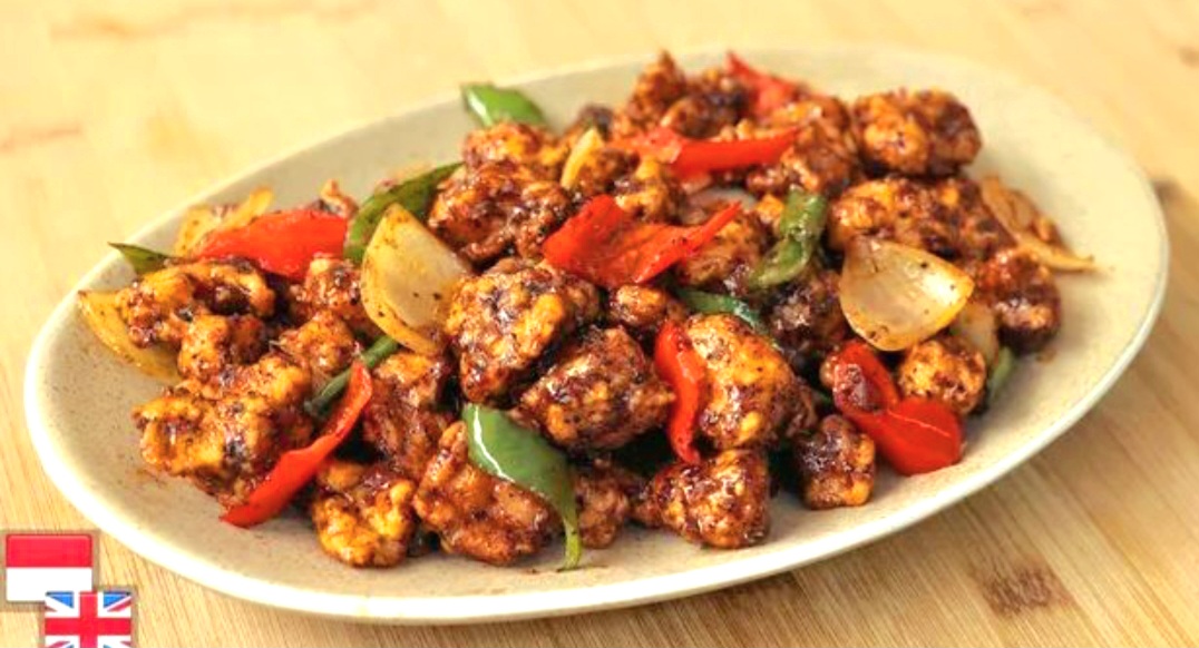 Tempe orek lada hitam ala Chef Devina, menu vegan gurih pedas kaya protein.