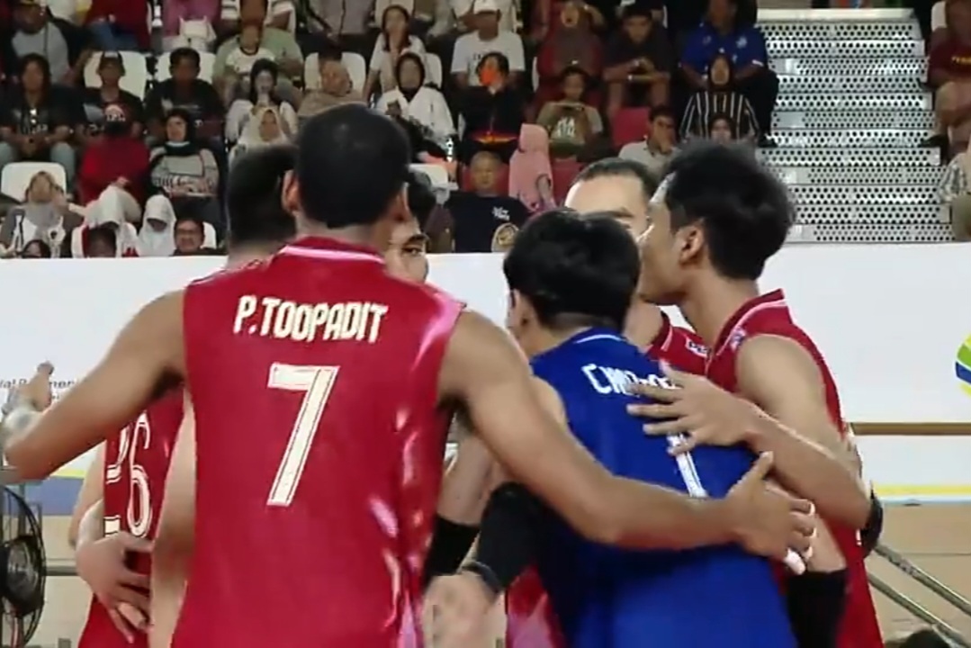 Thailand menang 3-2 atas Filipina.
