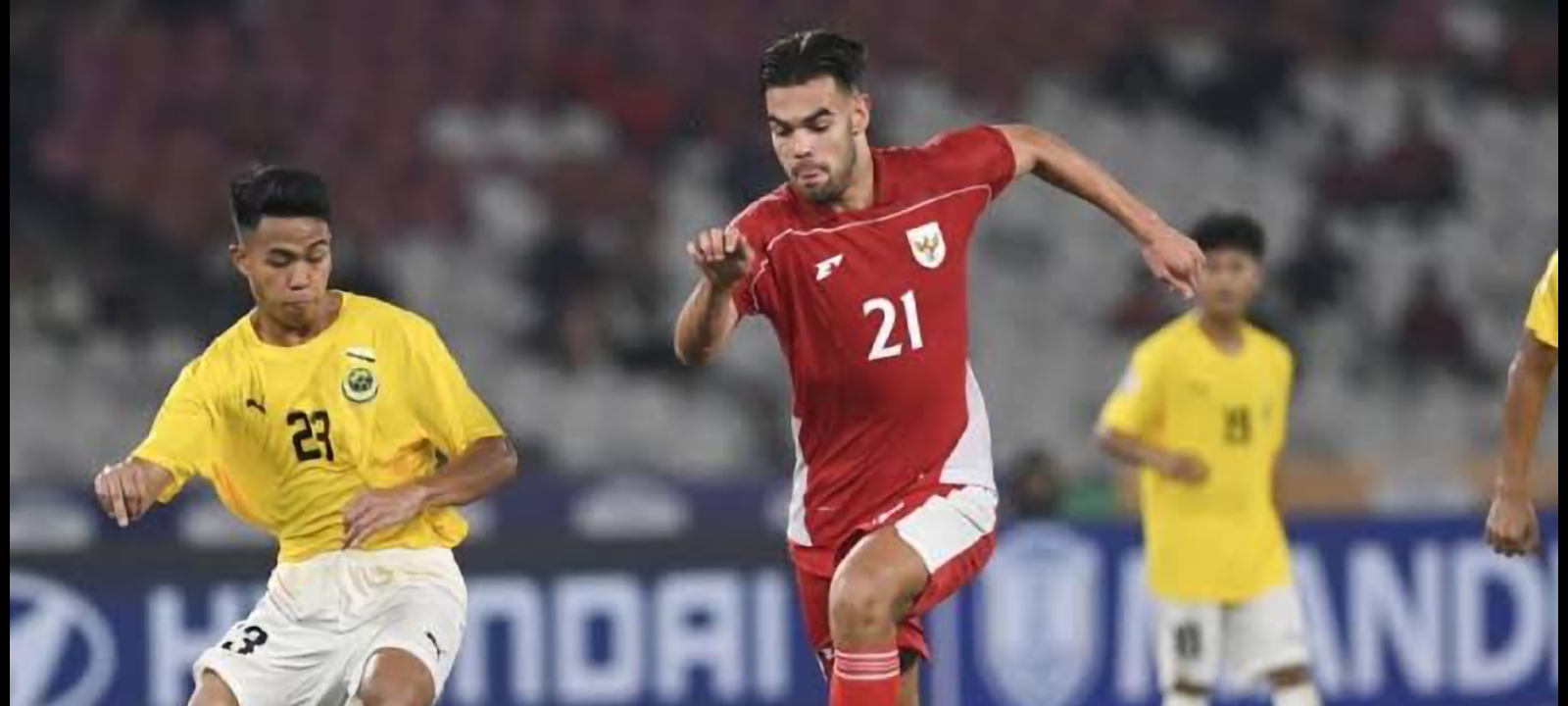 Aksi Jens Raven bersama Timnas Indonesia di Piala AFF U23 2025.