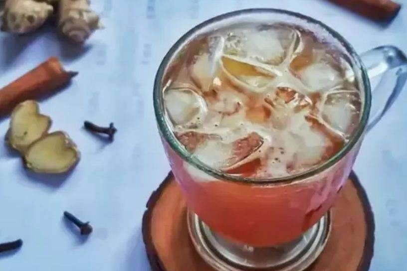 Ilustrasi bir kocok minuman khas Bogor.