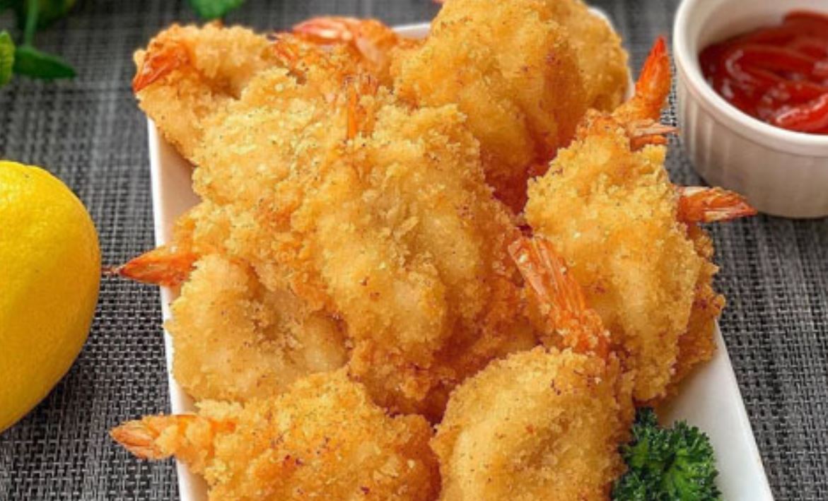 Resep udang goreng kipas.
