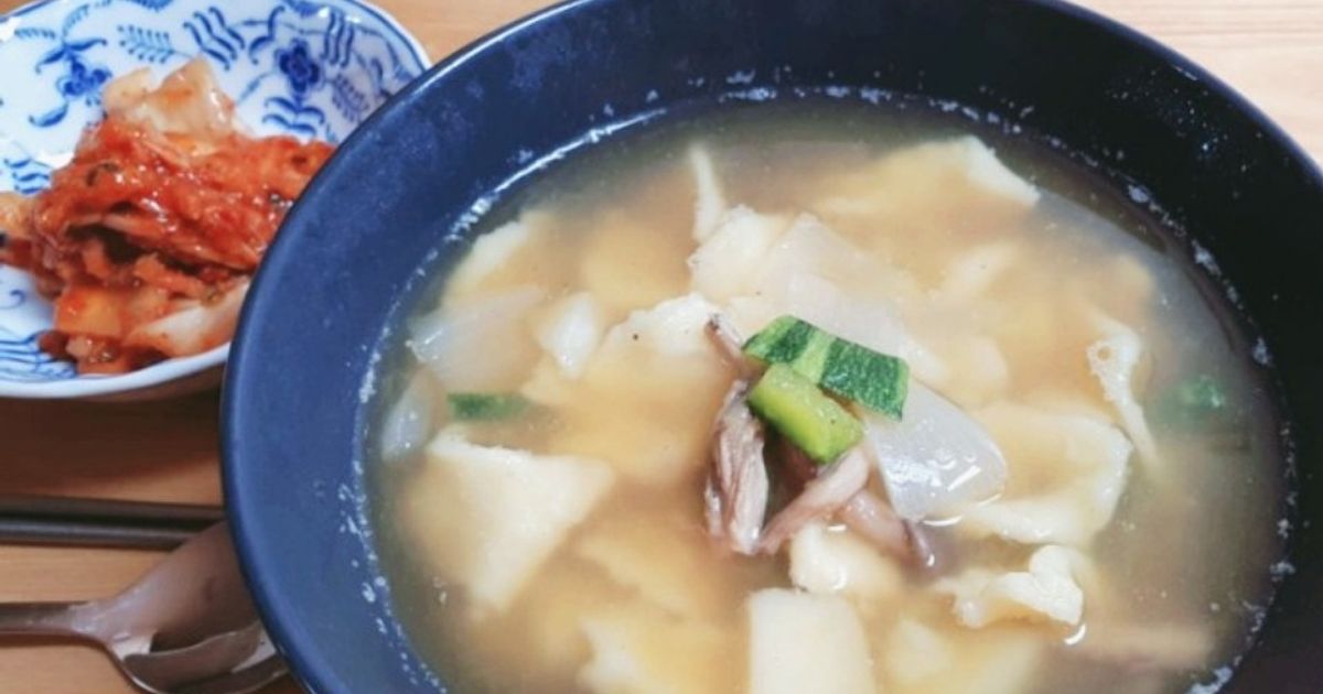 Resep Sujebi Sup Korea