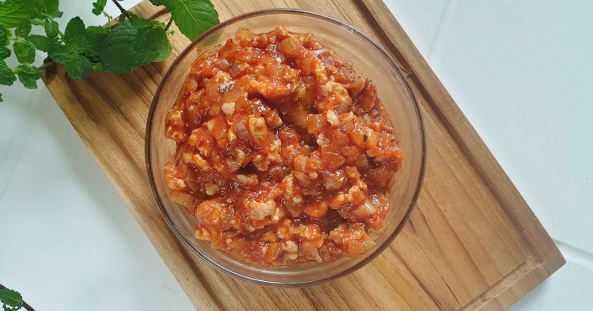 Resep Ayam Giling Masak Tomat