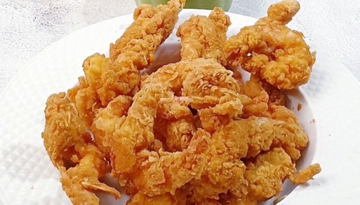 Ilustrasi udang goreng tepung tanpa MSG.