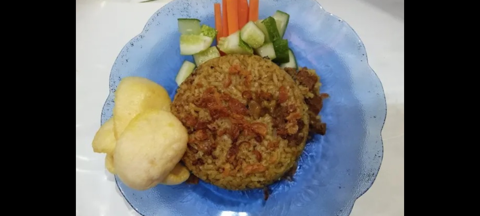 Nasi Biryani dengan beras lokal.