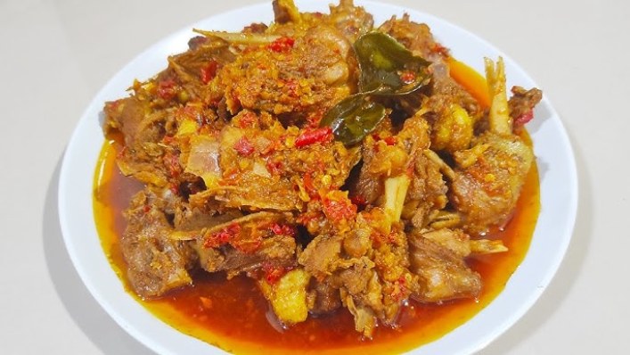 Ilustrasi daging entok jadi rica-rica.