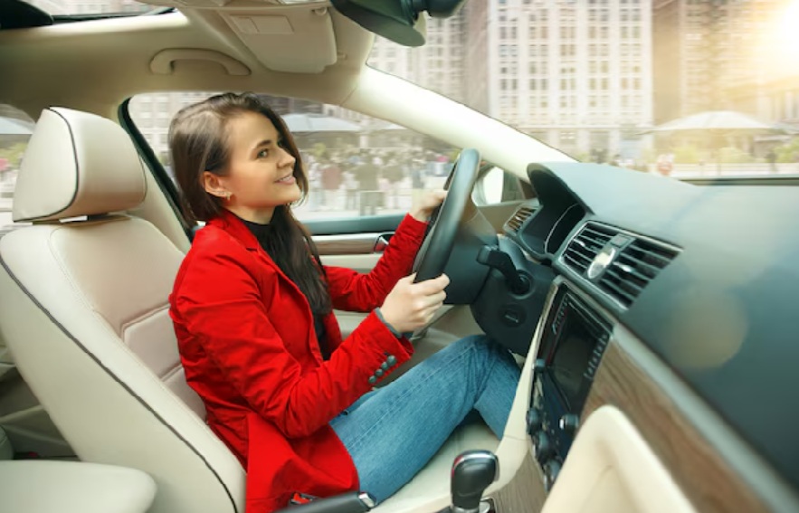 Ilustrasi mobil matic untuk wanita.