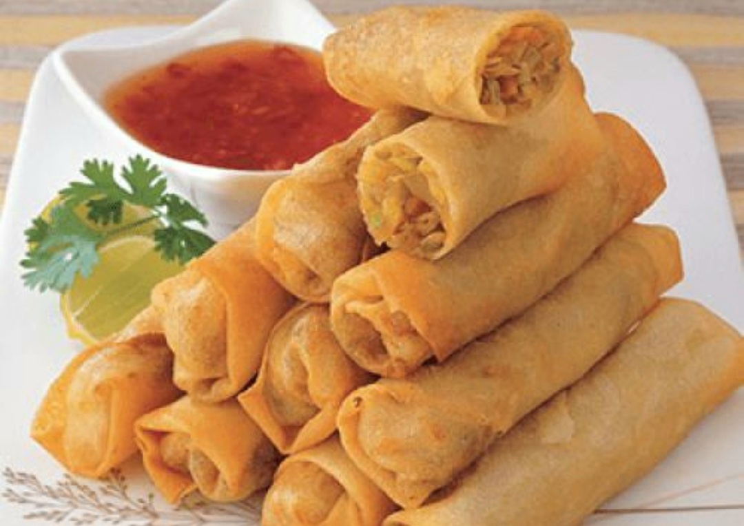 Lumpia tahu jamur tiram renyah, sehat, dan cocok untuk bekal anak, kantor, atau camilan.