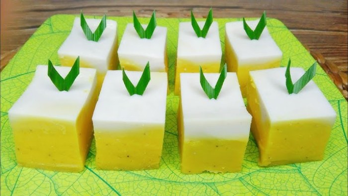 Ilustrasi kue talam pisang yang lembut.