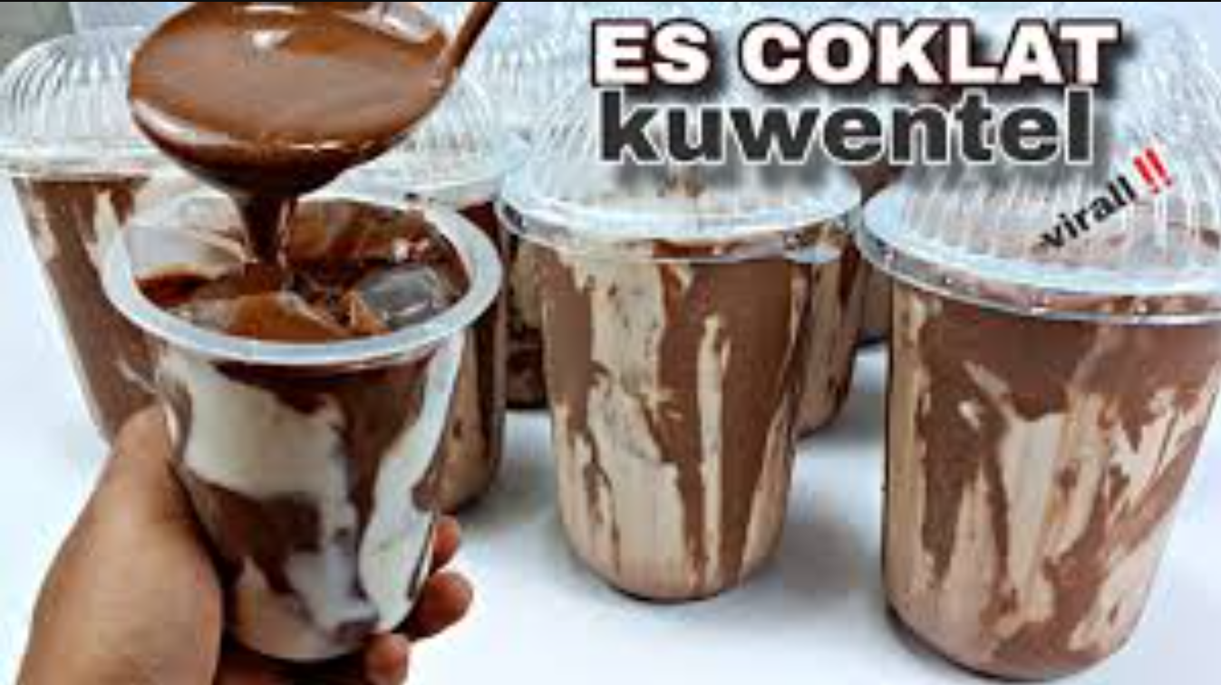 Minuman manis lengket paling hits! Es Kwentel Coklat ini creamy, seger, dan dijamin laris kalau dijual!&nbsp;