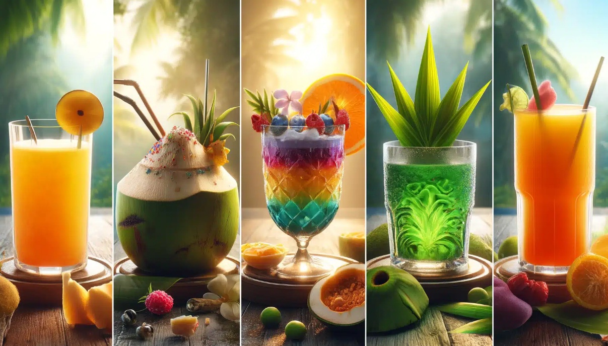 Ilustrasi minuman khas Bali.