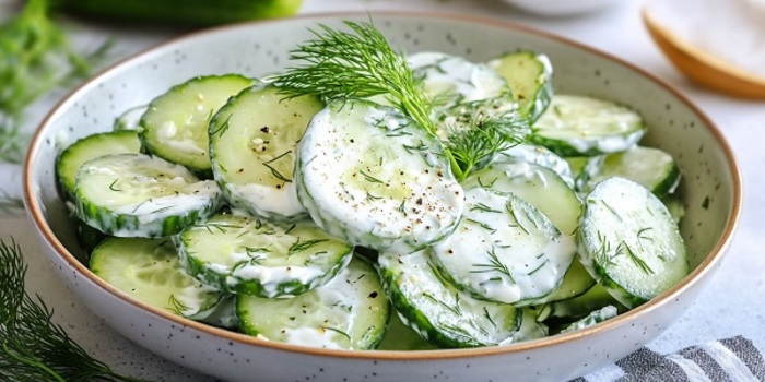 Resep Salad Timun Saus Mayones