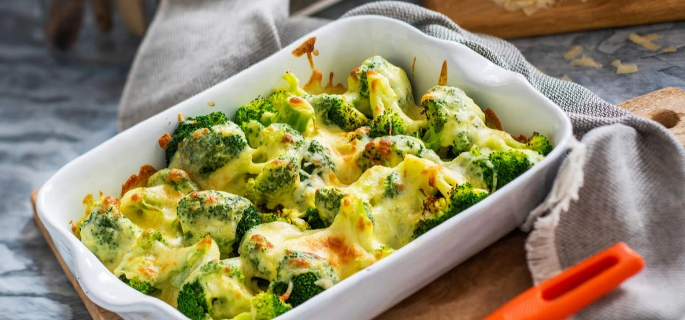 Ilustrasi Resep Brokoli Gratin Lumer