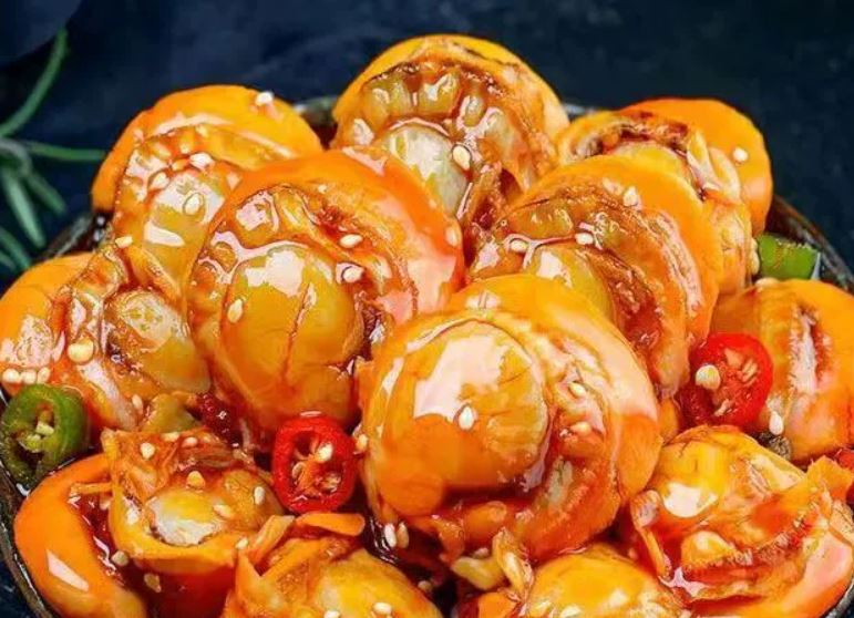 Kerang pedas ala Korea.