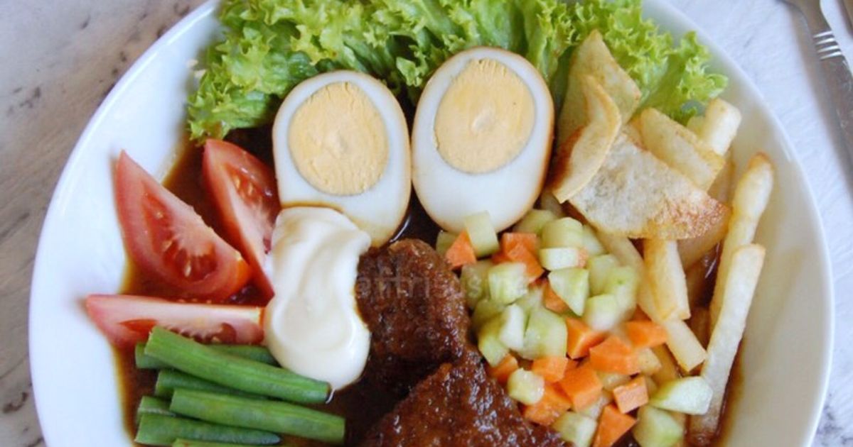 Resep Selat Solo Topping Keju Leleh