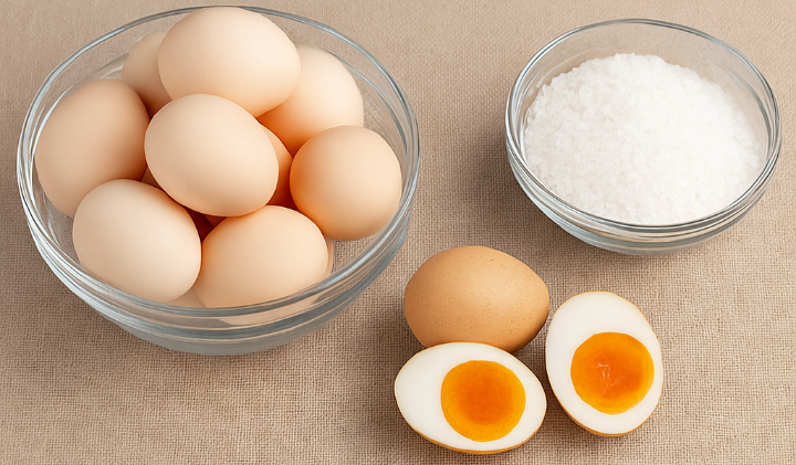 Gurihnya telur asin ayam kampung.