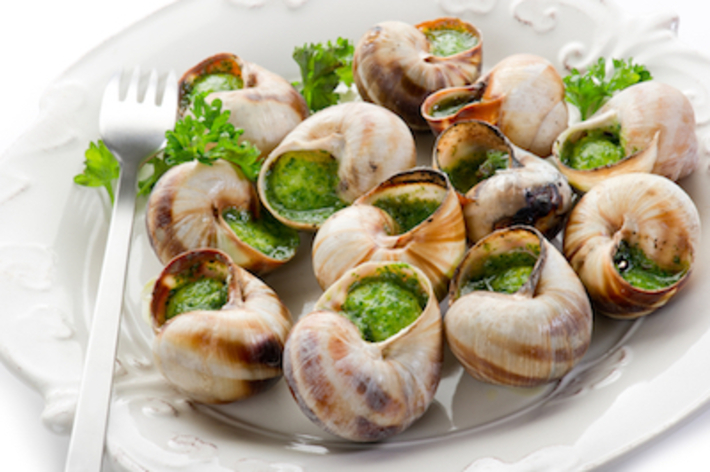 Ilustrasi Escargot Khas Prancis