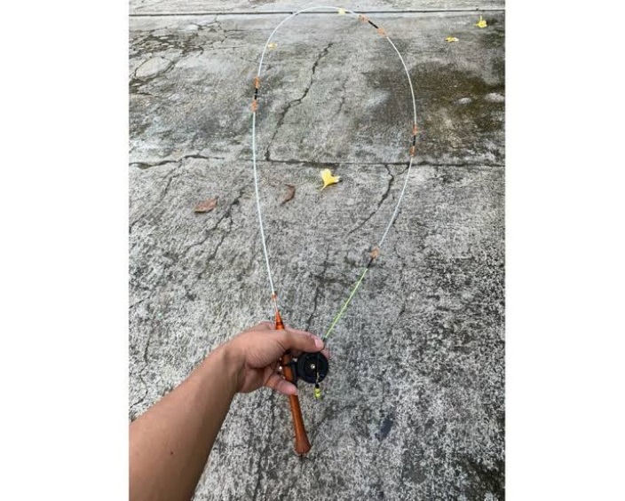 Ilustrasi joran microfishing.