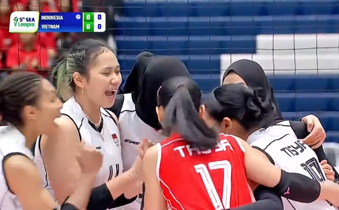 Mega cs kalah di set 1.