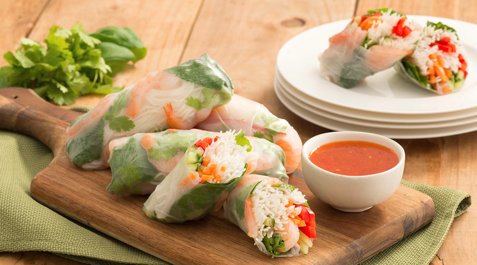 Ilustrasi Vietnamese Spring Roll