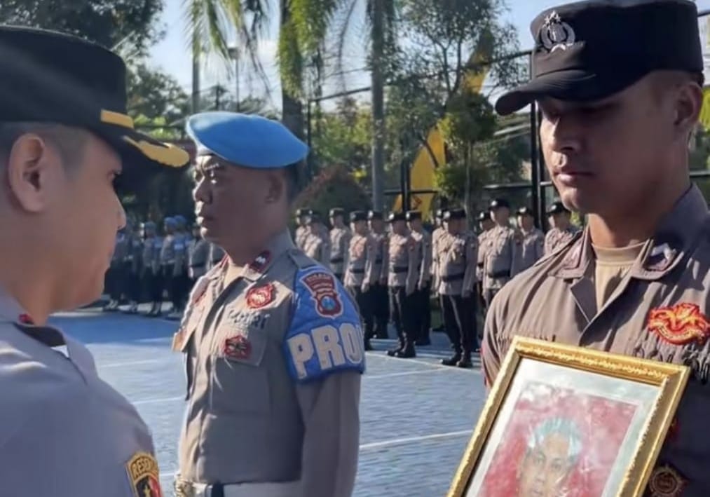 Ipda IBA, perwira Polres Pacitan diberhentikan dengan tidak hormat karena melakukan pelanggaran etik. FOTO: HUMAS POLRES PACITAN