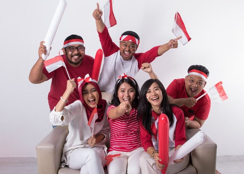 Ilustrasi susunan panitia 17 Agustus.