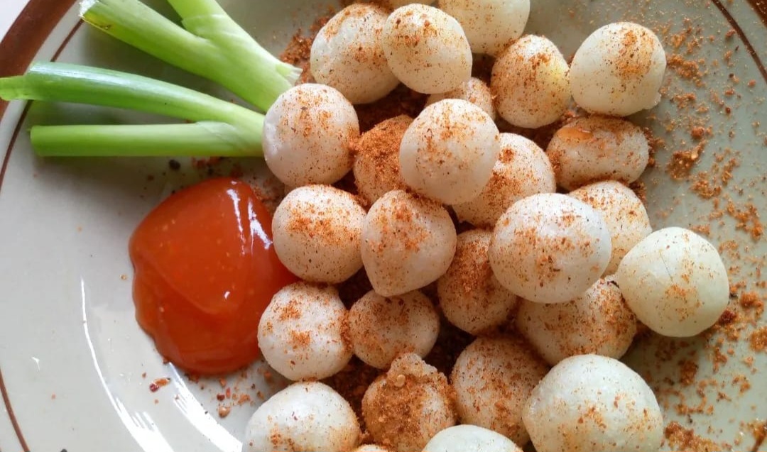 Cimol aci anti meledak yang empuk dan gurih.