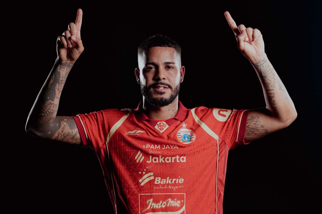 Pemain Persija Jakarta Maxwell Souza.