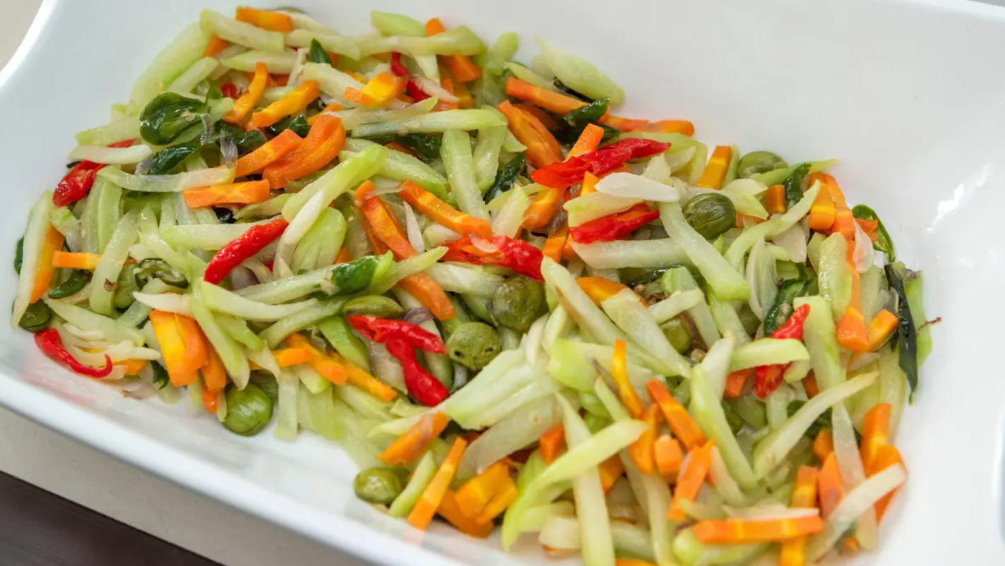 Tumis labu siam tempe kentang bisa jadi pilihan sempurna untuk menu sehari-hari!