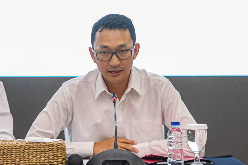 Juru Bicara KPK Budi Prasetyo. Penyidik bakal memanggil dua orang saksi terkait dugaan korupsi dana CSR BI.