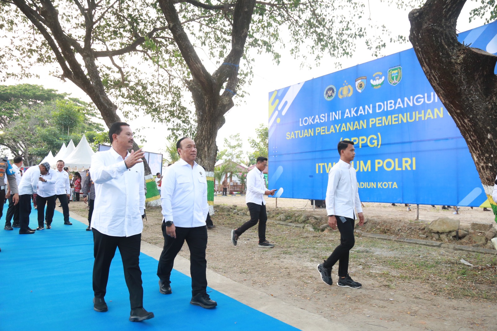 Pembangunan dapur SPPG di Kanigoro bakal menyasar sekitar 4 ribu siswa SD dan SMP yang ada di sekitar lokasi. BAGAS BIMANTARA/JAWA POS RADAR MADIUN