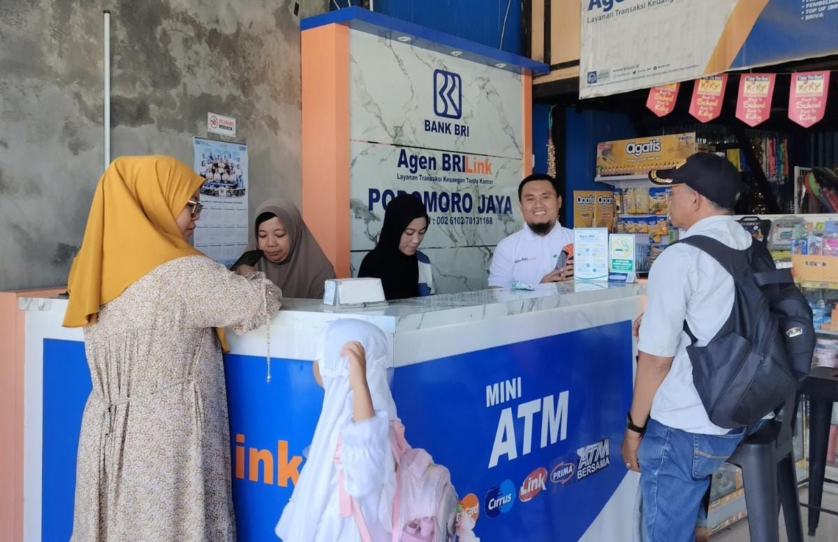 AgenBRILink Gowa catat transaksi hingga Rp100 juta sehari.