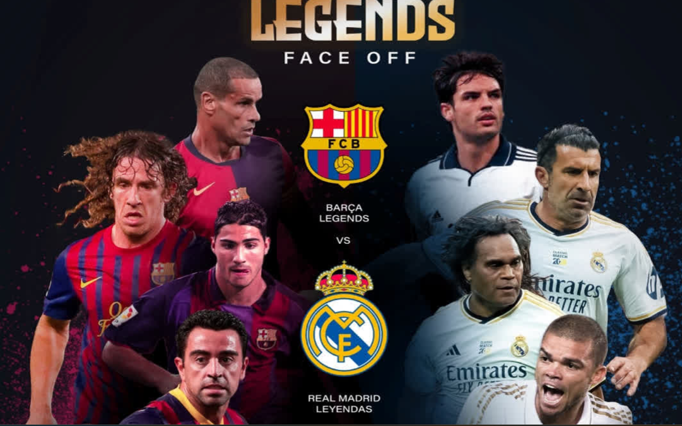 El Clasico Legends hadir di GBK! Luis Figo, Puyol, hingga Rivaldo siap berlaga 27 September 2025. Tiket dijual 12 Agustus!