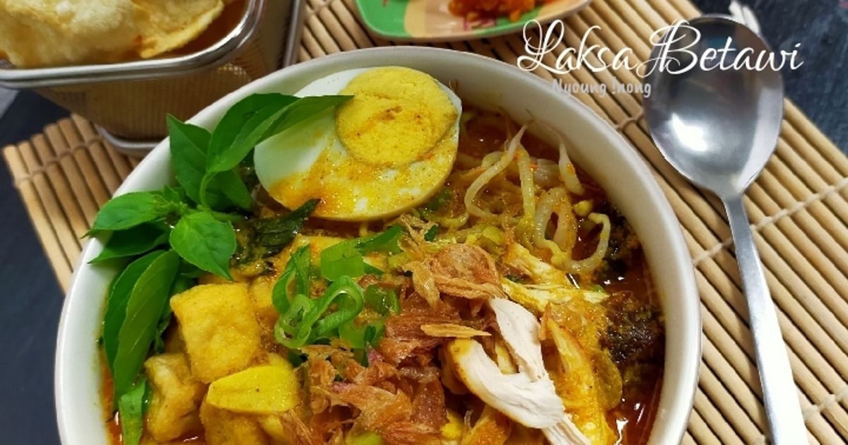 Iluustrasi Laksa Betawi