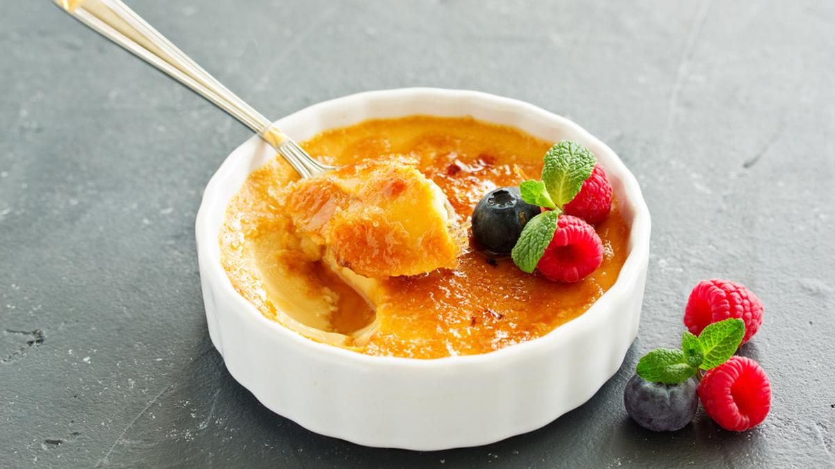 Ilustrasi Creme Brulee