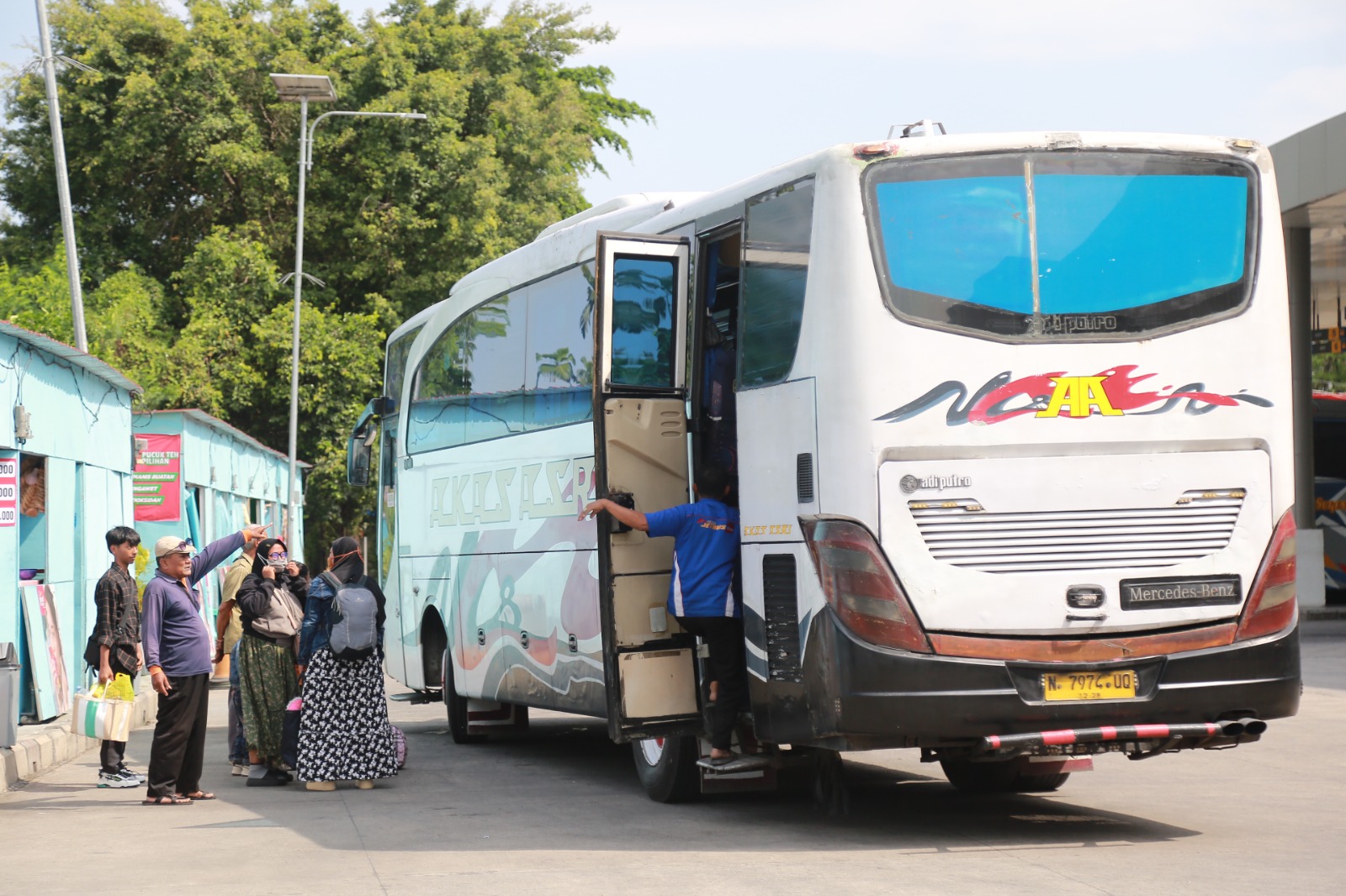 Cuti Bersama 17 Agustus, Terminal Purboyo antisipasi penumpang membludak. BAGAS BIMAMTARA/RADAR MADIUN