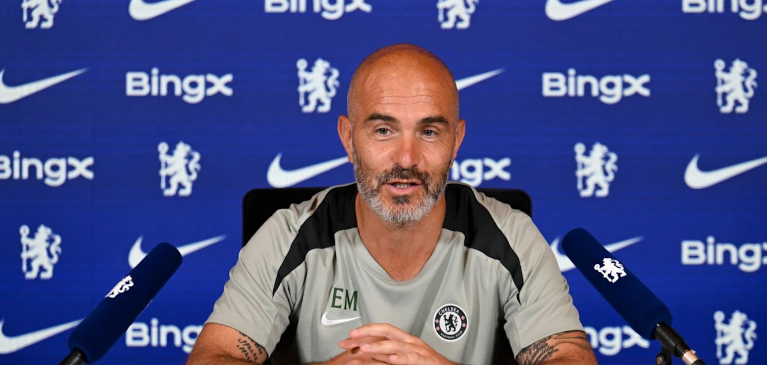 Enzo Maresca dalam siaran pers menjelang laga Chelsea vs Palace.