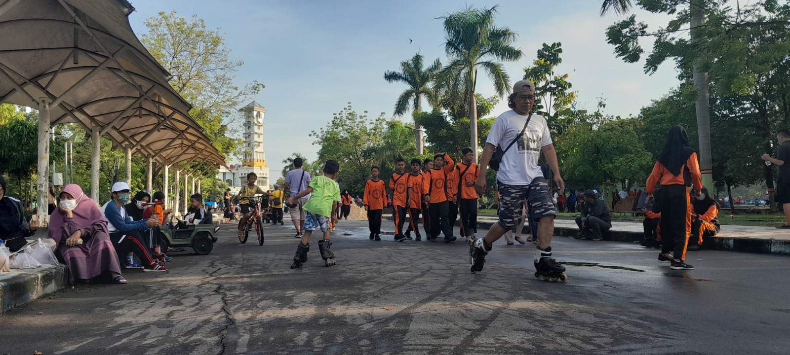 Car Free Day di Alun-Alun Ngawi ditiadakan untuk pekan ini karena akan dipakai upacara HUT ke-80 RI. DOK RADAR NGAWI