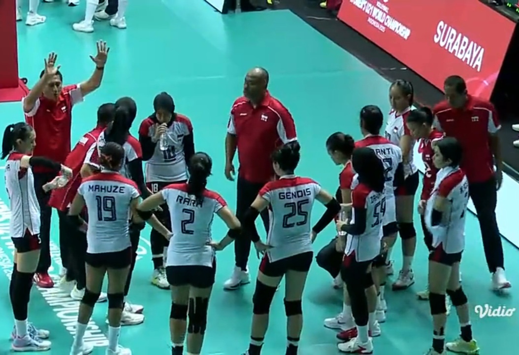 Indonesia kalah 2-3 dari Puerto Riko.