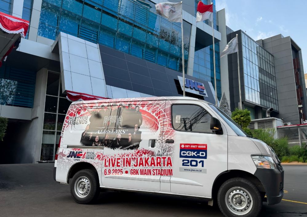 JNE jadi partner resmi konser Dewa 19 Featuring All Stars.