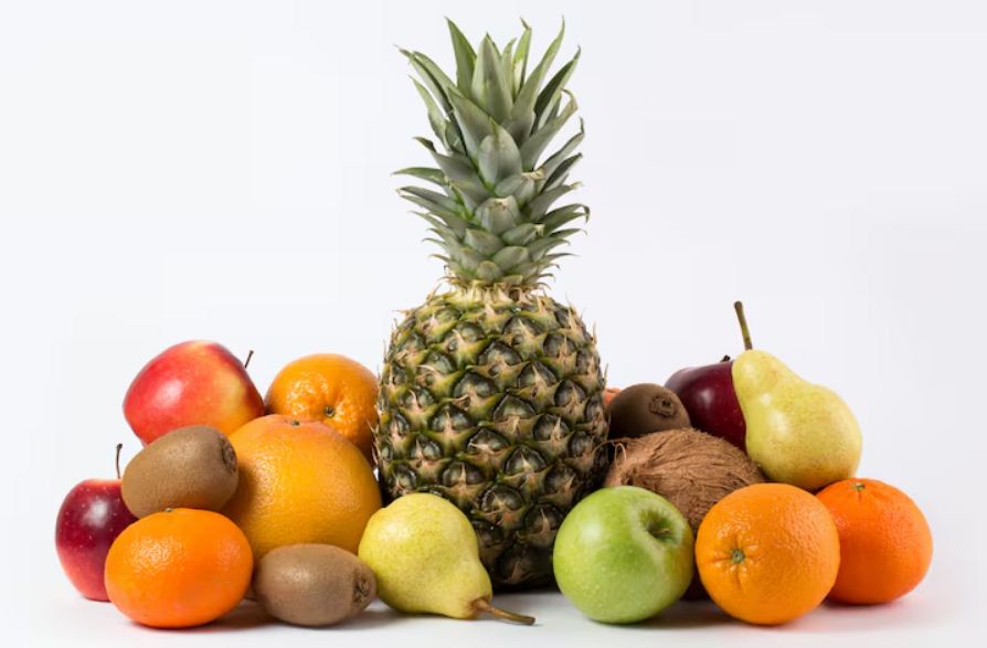 Ilustrasi branding buah segar.