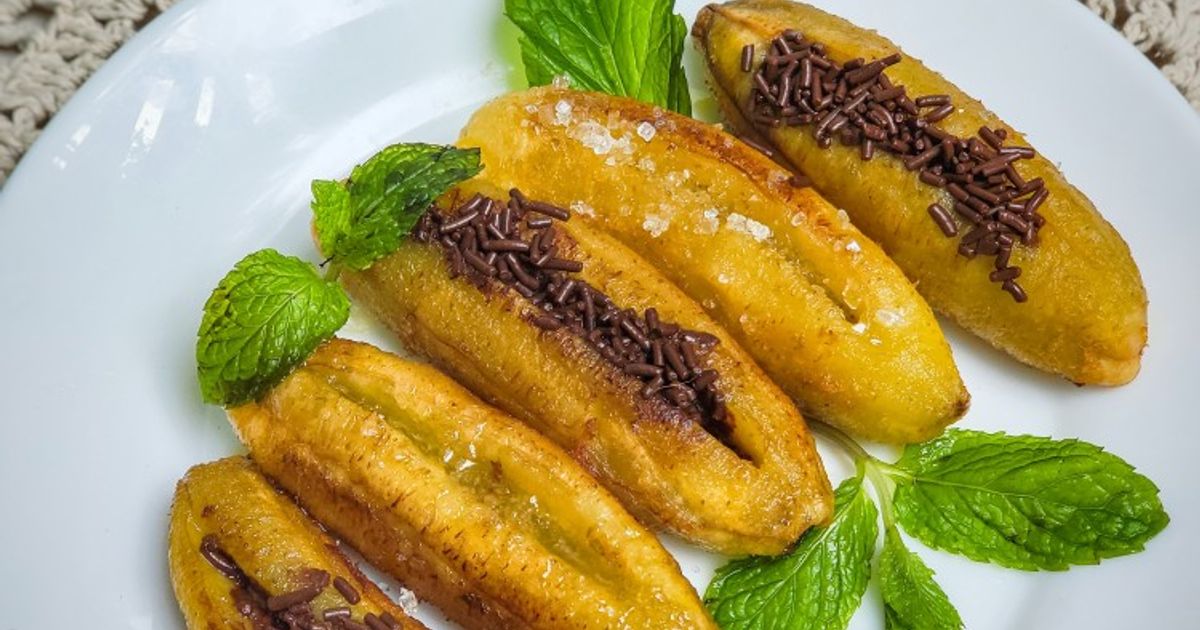Ilustrasi Pisang Goreng Tanpa Tepung