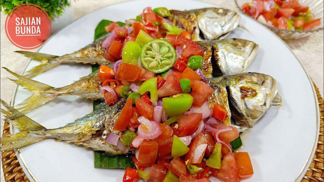 Ilustrasi sambal dabu dabu ikan bakar.