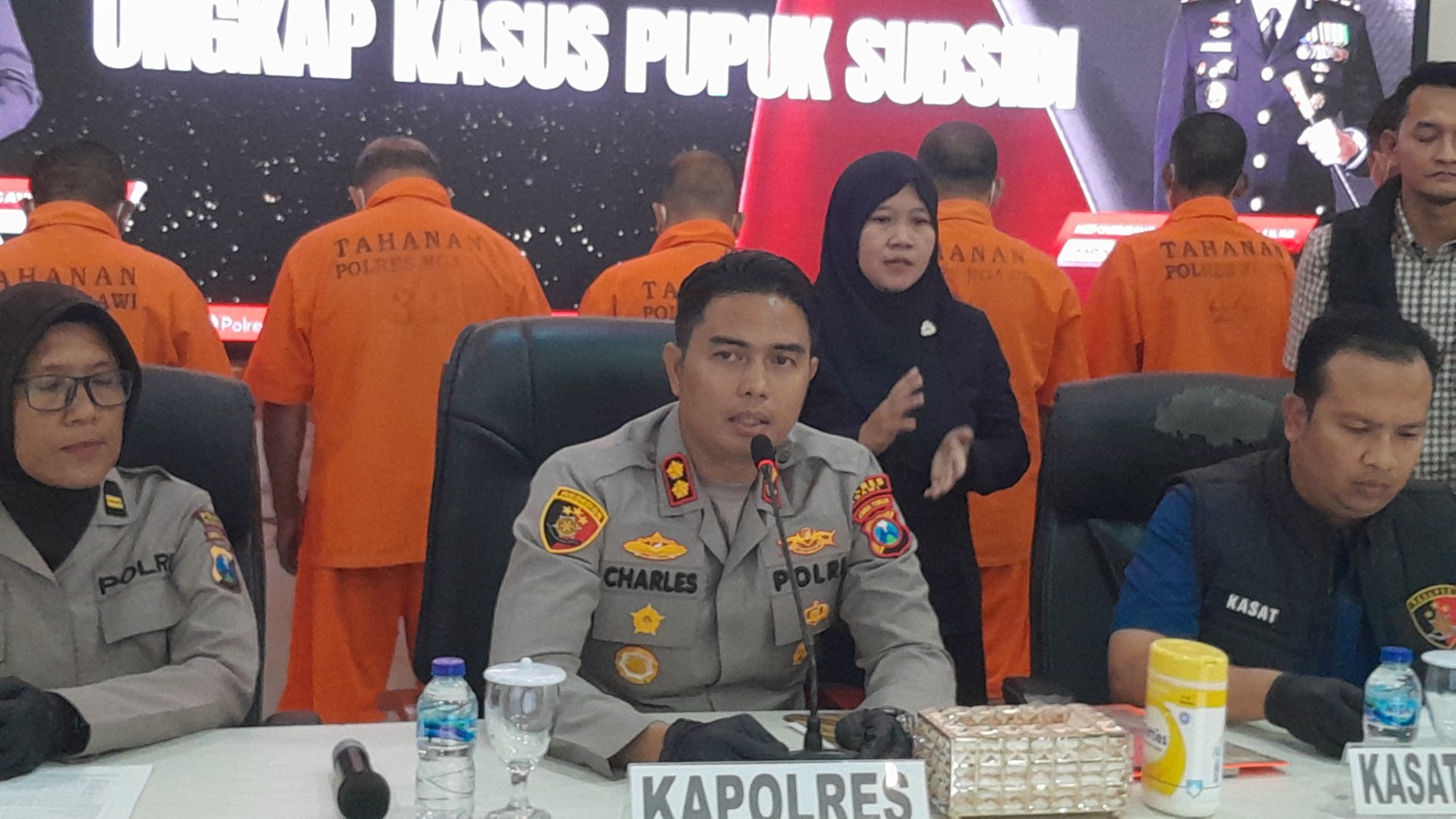 Kapolres Ngawi AKBP Charles Pandapotan Tampubolon