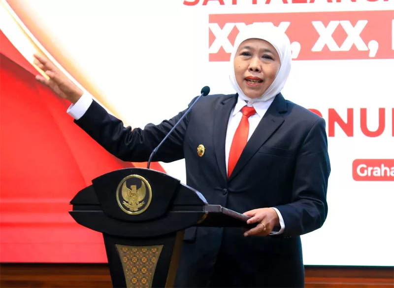 Gubernur Jatim Khofifah Indar Parawansa melantik 580 pejabat eselon III dan IV sebagai bagian dari perombakan struktural Pemprov Jatim. ILUSTRASI FOTO: RADAR MADIUN