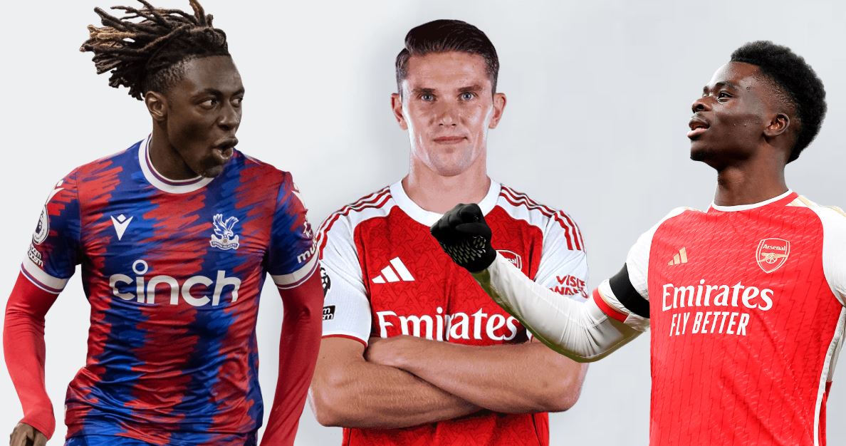 Eberechi Eze melengkapi trio lini depan Arsenal yang sudah diisi Viktor Gyokeres dan Bukayo Saka.