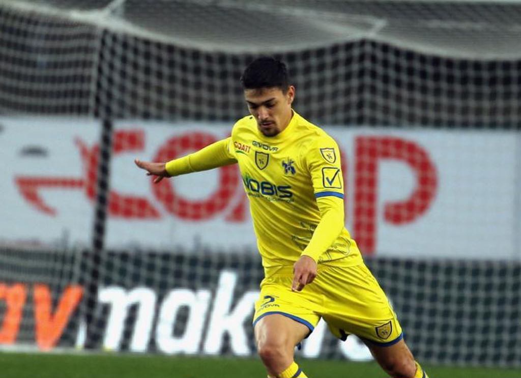 Federico Barba saat masih berseragam Chievo Verona.