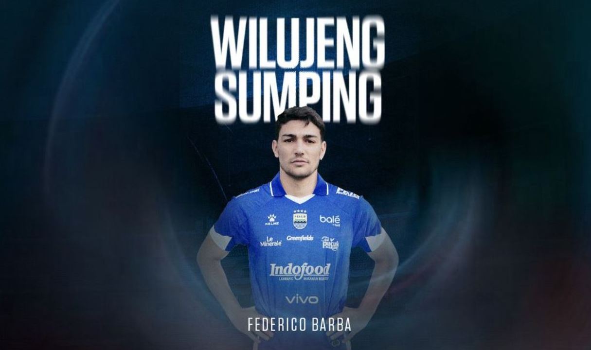 Federico Barba diperkenalkan sebagai pemain baru Persib Bandung.